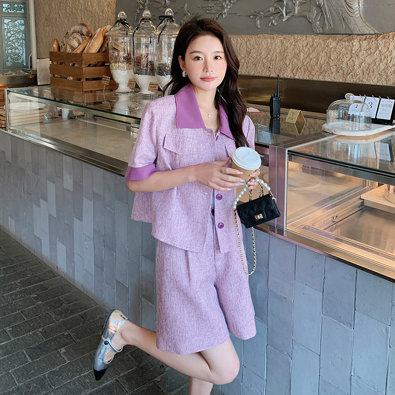 【夏款现货】时尚通勤拼色小香风套装088-2393p145k198,女装套装/套裙,2C088