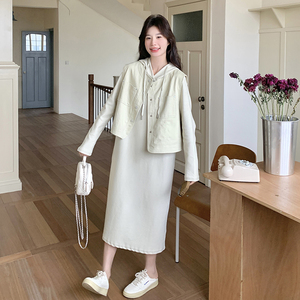 【现货】马甲+针织长裙套装2C277-6619-P155-K228图片