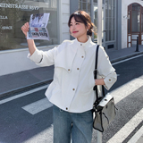 独特漂亮小个子炸街短外套女2026年春季新款韩版穿搭休闲风衣，女装风衣，2D036