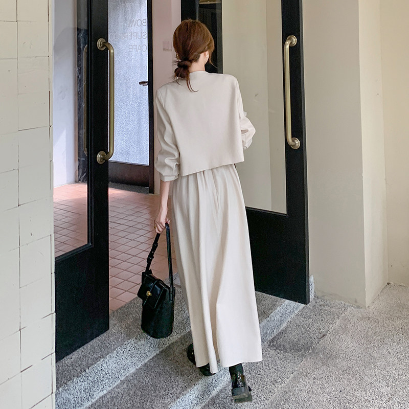 【2025现货】显瘦小西装+背心裙套装赠皮带2C277-7701-P165-K238,女装套装/套裙,2C277