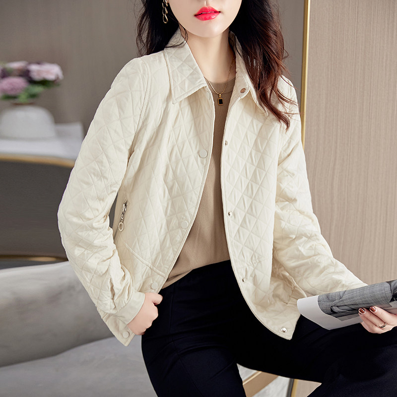 时尚短外套女2025年秋季新款休闲百搭宽松显瘦小个子短款上衣,女装短外套,蓝朵琳