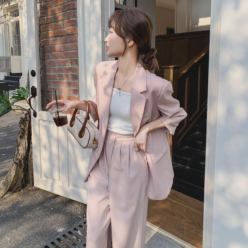 2C077-2630春款主推款西装套装两件套P185K258,女装套装/套裙,2C077