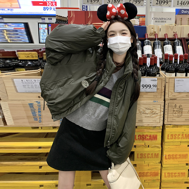【预售】不挑人简约时尚保暖立领减龄羽绒服088-9931  p195k298图片
