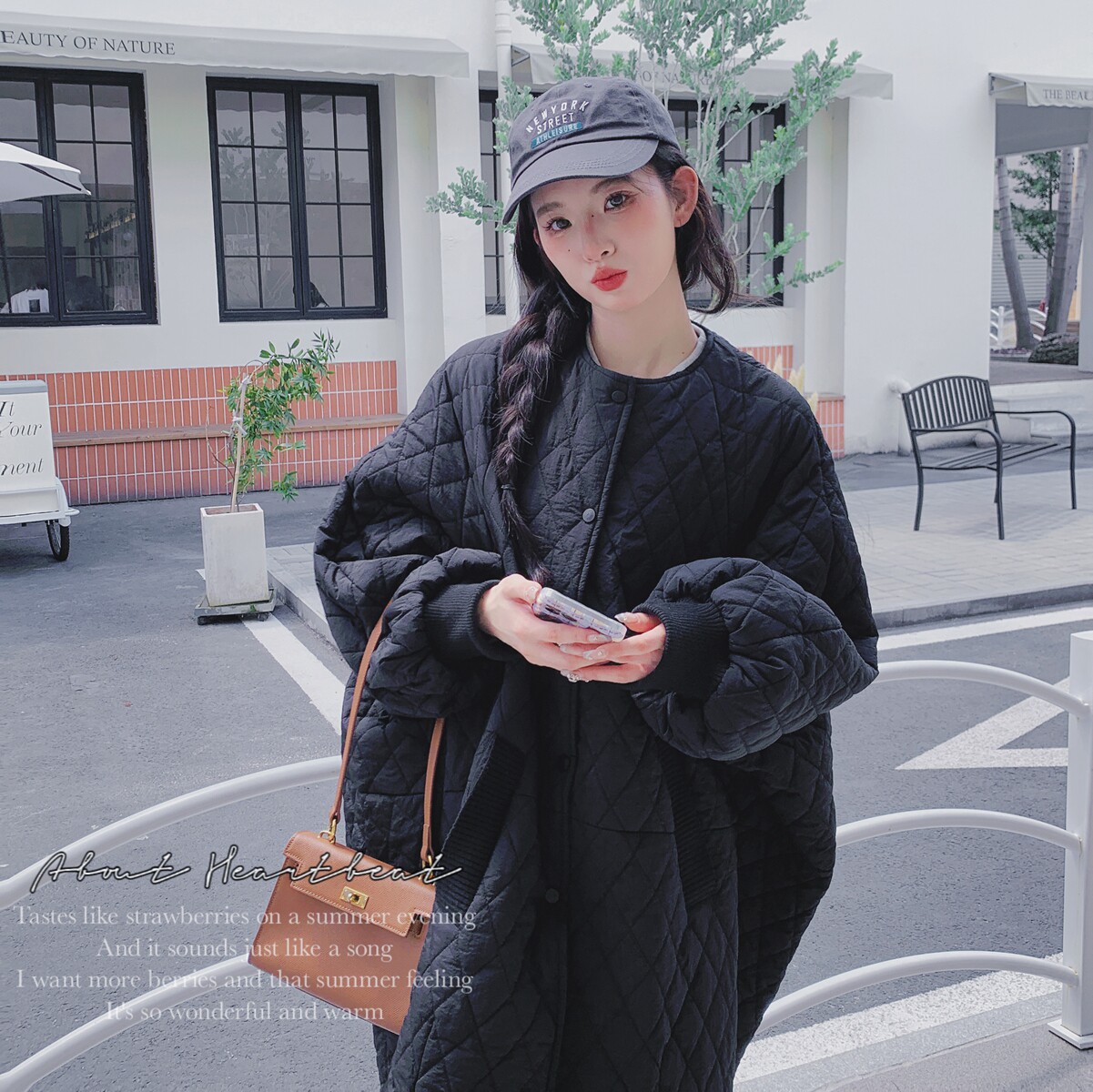 【大货已出】又轻又暖蝙蝠袖复古绗线菱格棉服6687-P165控248,女装棉衣/棉服,2C137