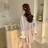 26春装新款两件套衬衫+背心裙2D044-2707-P155-K248，女装套装/套裙，2D044