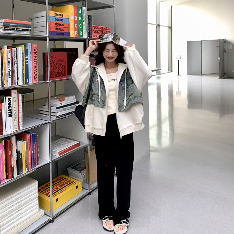 【档口现货新款】2025女装秋装休闲大码牛仔外套266-P135-K188图片