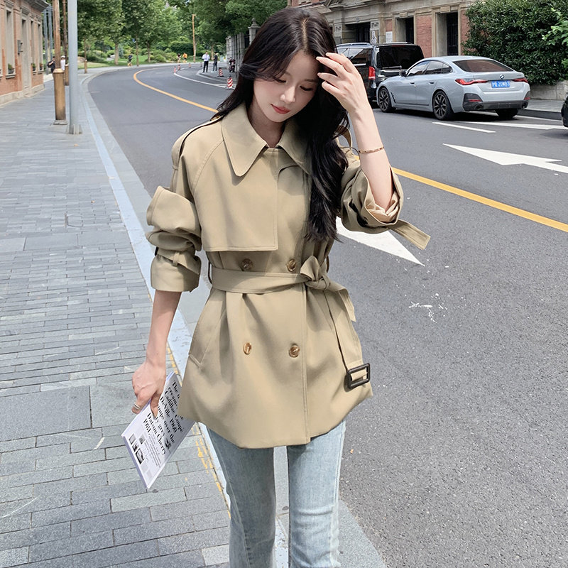 大货已出！！！韩系中长款风衣外套2C127-8838-P140-K198,女装风衣,2C127