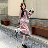 学院风格子西装套装女2025春秋新款小个子设计感减龄半身裙两件套，女装套装/套裙，2C230