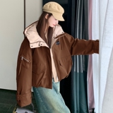 2025冬装新品兔毛加厚内胆派克服2613P199K298，女装派克服，2C103
