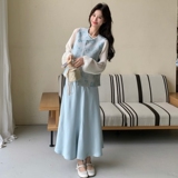 新款！2026春季风立体印花三件套装裙C219-P190K308，女装套装/套裙，2C320