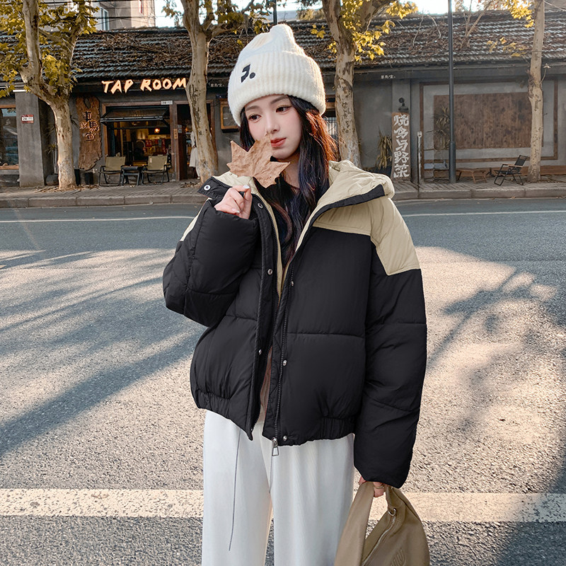 【现货】1C128-A35冬休闲拼接加厚面包服棉服外套P145-K215,女装棉衣/棉服,2D148