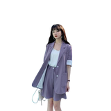 【夏现货+买家秀】减龄多色纯色西装套装088-1818p125控188，女装套装/套裙，2C088