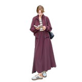 现货：秋装新款时尚休闲PU皮外套半身裙两件套2C135-6813P185K258，女装套装/套裙，2C135