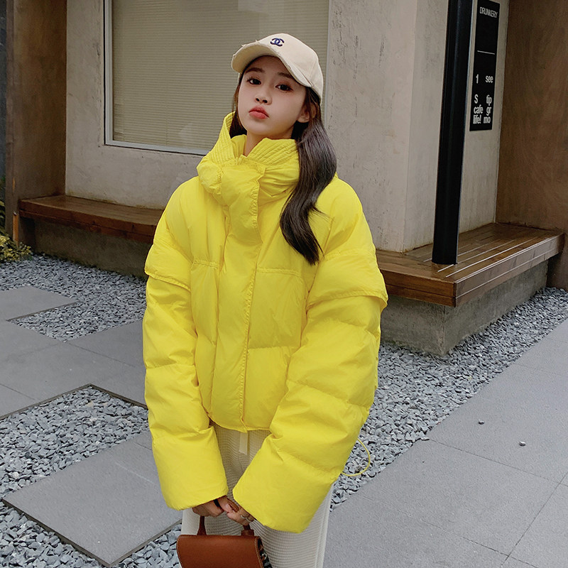 现货~~！！亮色可脱卸羽绒服P190   2C262图片