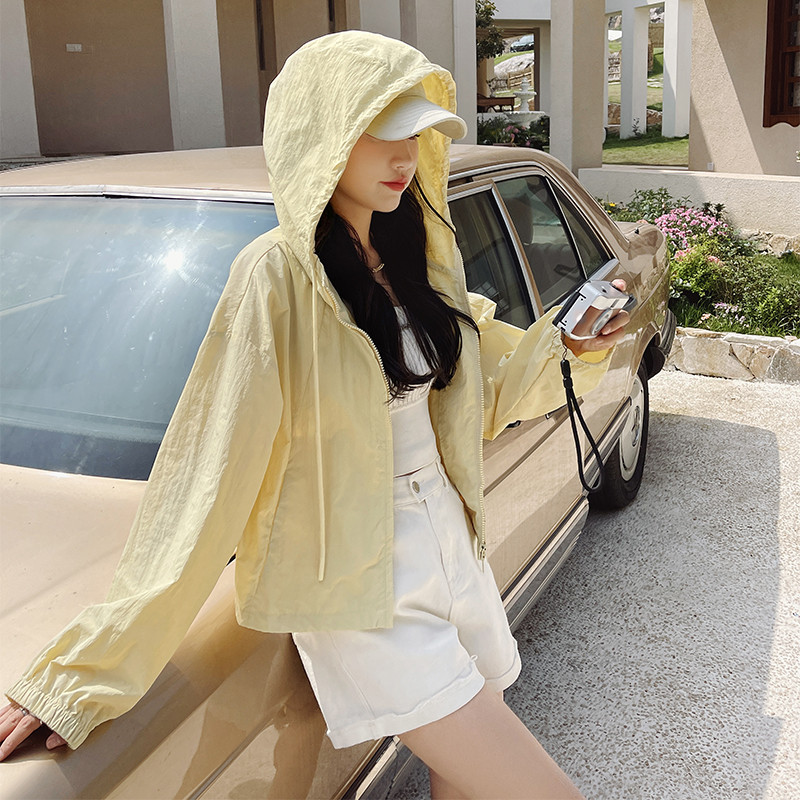 短款外套连帽开衫2025早春新品韩版专柜品质P105K158【现货】,女装短外套,2C220