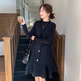 【现货】老钱风小香马甲裙088-7705P145K198，女装连衣裙，2C088
