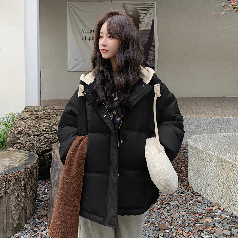 1033销量5000+现货秒配带报告连帽羽绒服P275K398,女装羽绒服,2C225