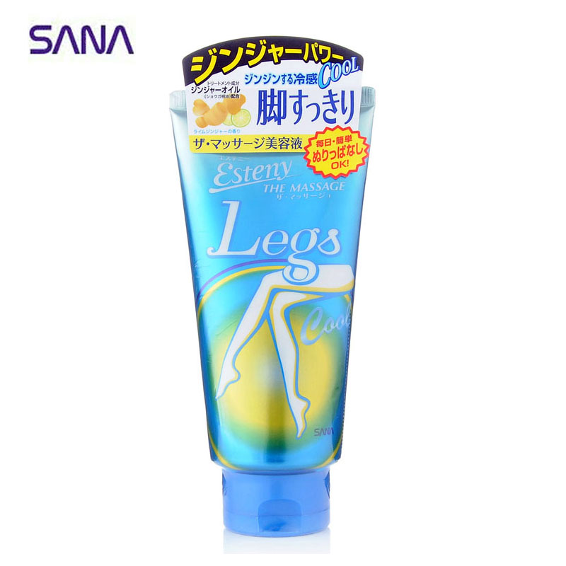 SANA珊娜正品 豆乳莎娜冷感织腿按摩凝胶 180g 紧实细腿美腿保湿