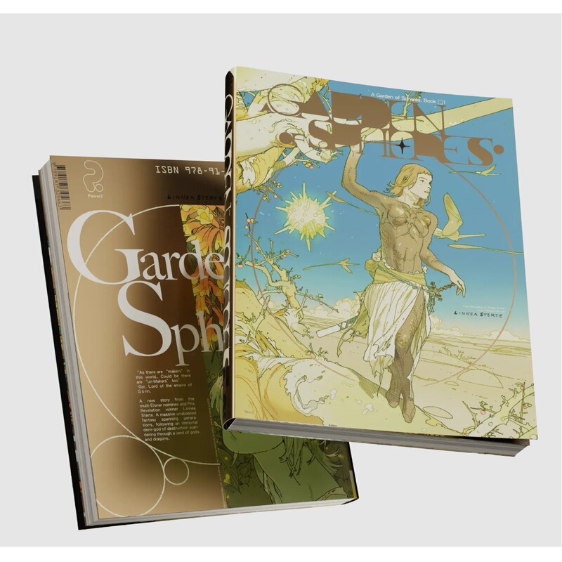 Original Comic Book a Garden of Spheres, a New Work by Swedish Artist Linnea Sterte