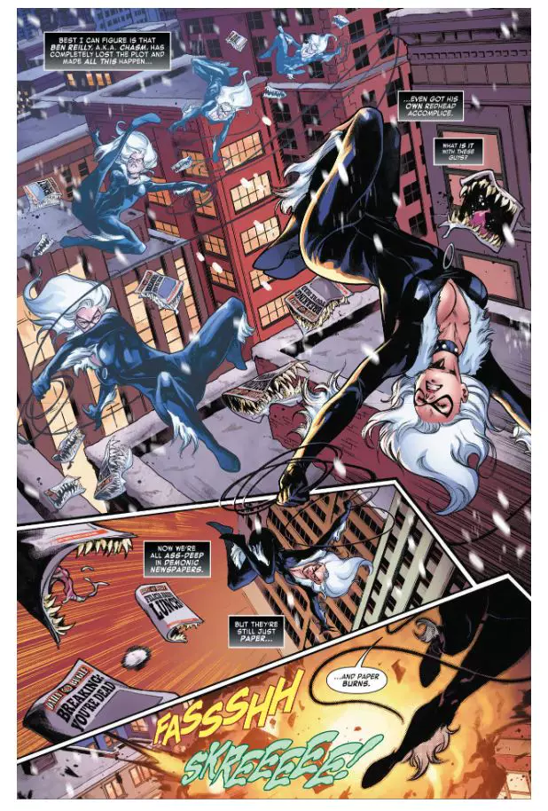 The original Marvel Comic Mary Jane Black Cat: Dark Web