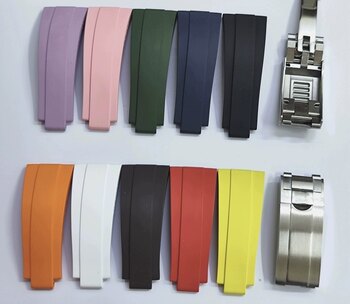 Watch strap watch chain rolex fluoroelastomer
