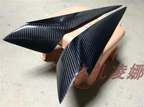 Suitable for BMW BMW X1 Carbon fiber light eyebrow retrofit BMW X1 Carbon fiber headlights Raised Eyebrow Trim Patch