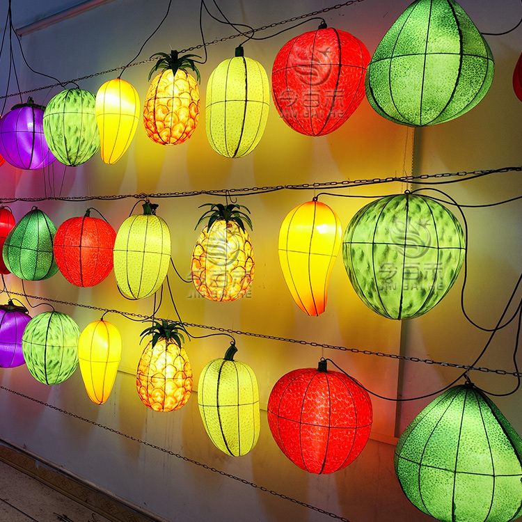 Pineapple, Lychee, Mangosteen, Ginseng Fruit, Fruit Lanterns, Mid-Autumn Festival Hanging Decorations, Traditional Handmade Lanterns Pineapple, Lychee, Mangosteen, Ginseng Fruit, Fruit Lanterns, Mid-Autumn Festival Hanging Decorations, Traditional Handmade Lanterns