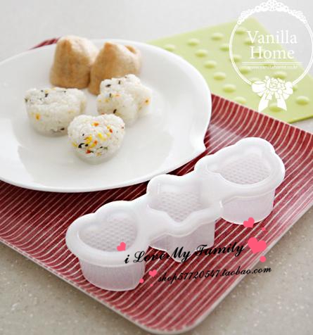 Japan imports cartoon lunch mold box as a cuisine box Sushi mold peach bear star