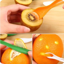 Creative multi-purpose fruit peeler multi-functional kiwi fruit orange peeler orange opener fruit carving device two-piece set