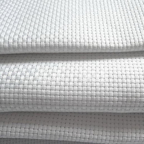 Medium grid white cloth 11ct white cloth 11 grid white 100% cotton cross stitch cloth insole cloth width 1.05 meters