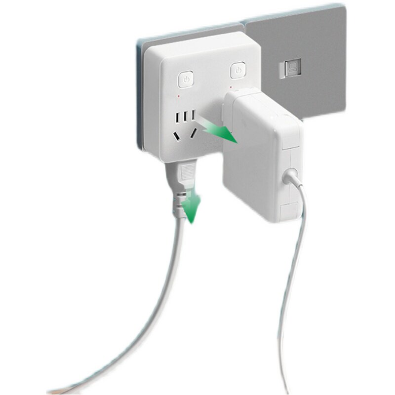 [USD 15.68] Bull plug converter over three to four ultra-thin magic ...