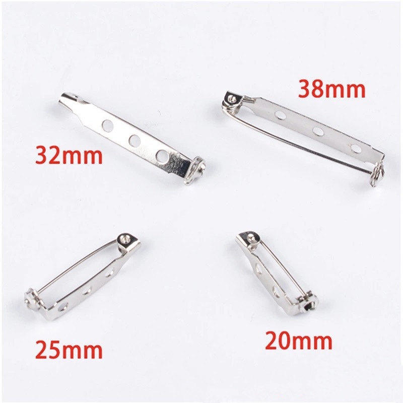 Insurance Needle with locking head Don't pin anti-Zarate hand Don't pin safety Don't pin butterfly knot Chest Flower Bottom ToDIY Handmade Ornaments-Taobao