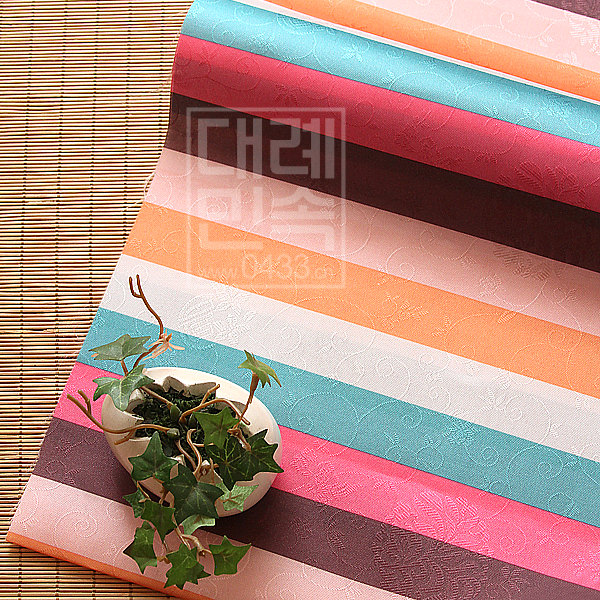 Korea Import Color Strips Korean Suit Fabric Wide 110cm ½ Mi Price Color Bar Interval 2 6cm10 Number H-P07016 H-P07016