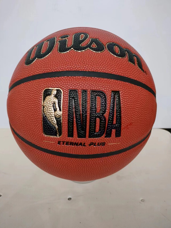 In-Stock Wilson Basketball Size 7 Professional Indoor/Outdoor Game Ball Moisture-Wicking Nba Eternal Plus