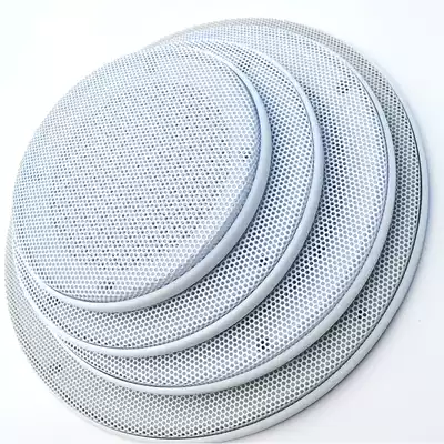 16#4 inch 5 inch 6 5 inch 8 inch white horn cover car modified net cover 10 screws