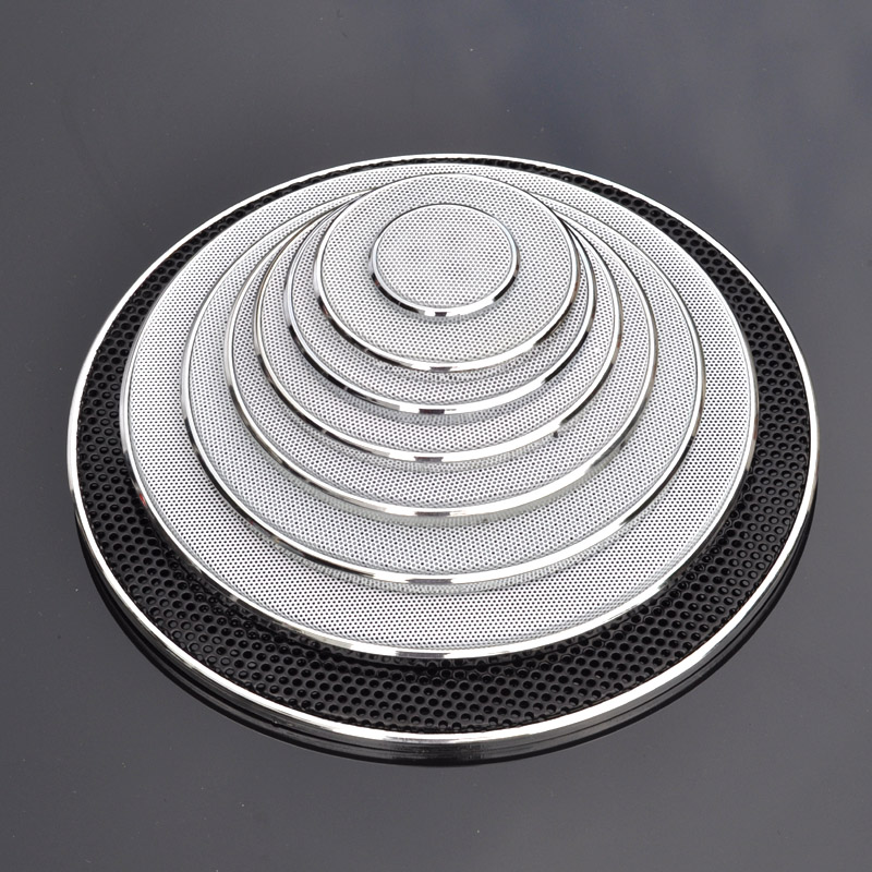 White Car Horn Protection Hood Speaker Mesh Trim Circle 1 Inch 2 Inch 3 Inch 4 Inch 5 Inch 8 6 Inch 8 Inch Sound Accessories-Taobao