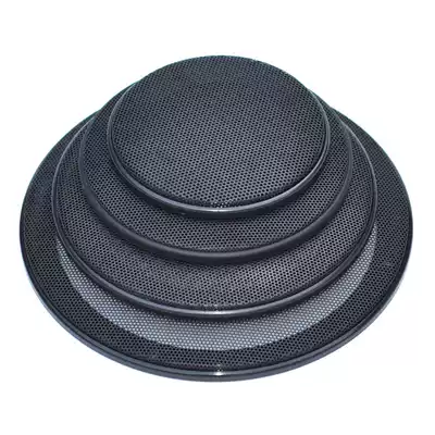 16# Black 4 inch 5 inch 6 5 inch 8 inch 10 inch car horn net cover subwoofer speaker decorative ring audio accessories
