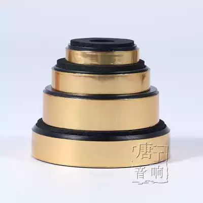 Audio power amplifier Golden machine foot pad non-slip shockproof foot speaker foot pad CD player player Mat ABS bronzing