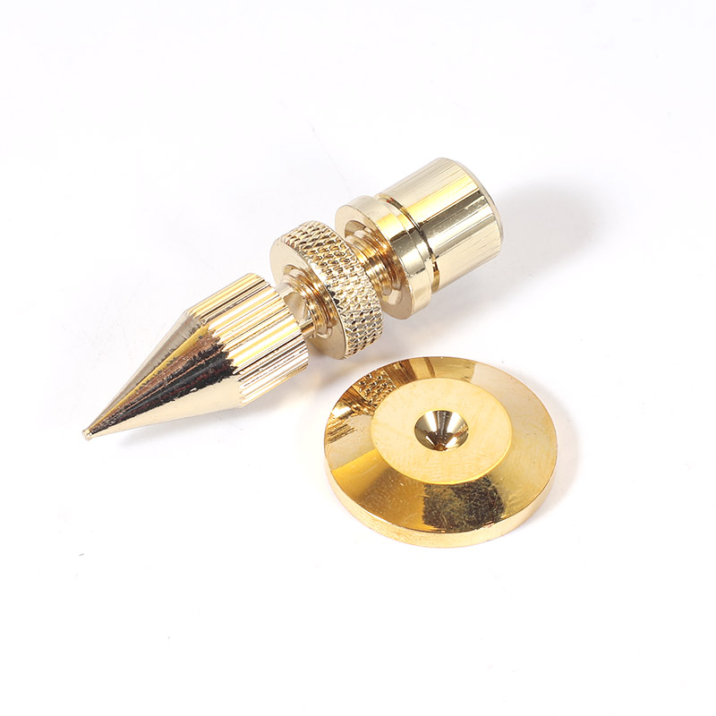 Pure copper gilded speaker pin sound rack Shock Nail M8 * 45 Power amplifier case foot pin foot pin hot sell 8 sets-Taobao