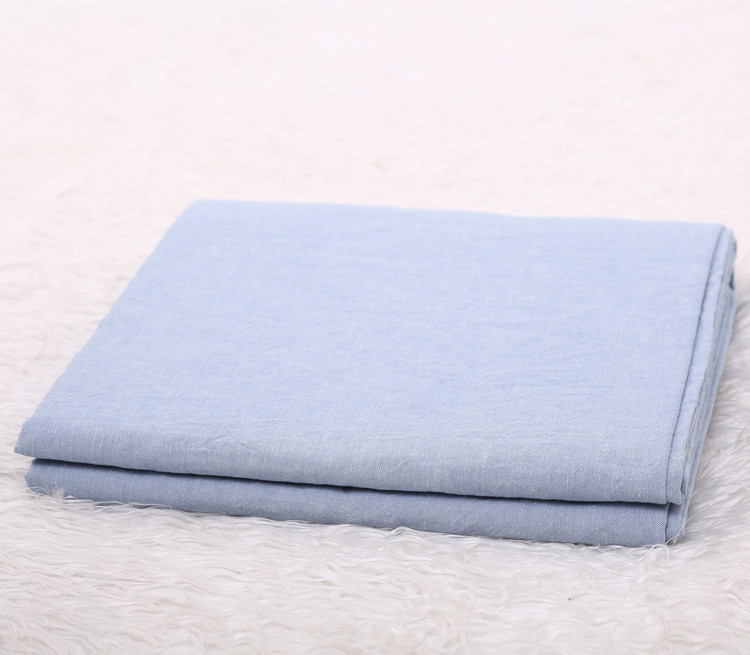 Chất liệu cotton thô huỳnh quang cũ không có vải thô, màu đơn, đơn, giường đơn, tấm trải giường bảo vệ - Trang bị Covers ga chun trải giường	
