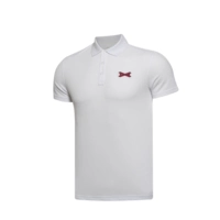 16 mùa hè mới chính hãng Li Ning nam Wade ve áo đan ngắn tay áo sơ mi Polo APLL033-1-2-3-4-5 - Áo polo thể thao áo polo hồng