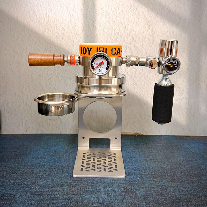 Haochen Pneumatic Coffee Machine G32 Stainless Steel Home Outdoor Commercial Camping Espresso Maker Portable
