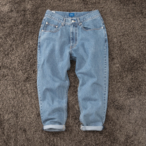 Soda off-the-shelf beams Japanese classic set 3-color incoming Dutch tapered feet wash denim trousers men and women