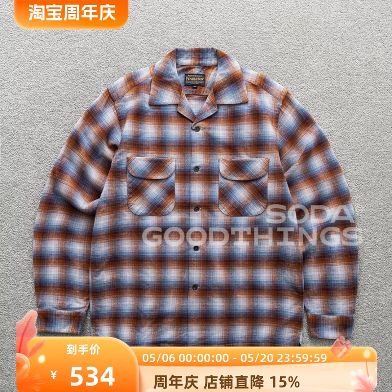 Сода Spot PENDLETON x B:MING от BEAMS ко-брендированная клетчатая куртка-ш shirt