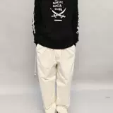 Пятно газировки NEIGHBORHOOD ASSC CE-HOODED Свободная толстовка с капюшоном с двойным ножом и принтом
