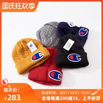 Spot Champion Champion classic plush Big C standard Japanese version comfort knitted cold hat hat Yang Zi same model