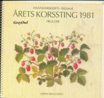 Cross Stitch Drawings Gerda Bengtsson - Frugter 1981 Berry Vintage Cross Stitch