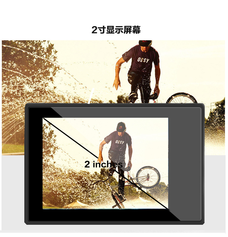 Máy ghi âm lái xe máy 4k màn hình kép xe nhỏ chống rung mũ bảo hiểm camera chống nước wifi camera thể thao - Máy quay video kỹ thuật số máy quay sony cx405
