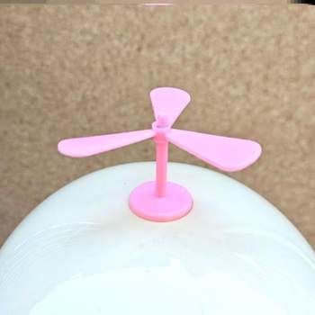 Hard hat top accessories takeaway rider rotating propeller cute motorcycle helmet decoration bamboo dragonfly