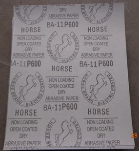 Horse card dry sand paper Woodworking model furniture polishing 80#180#240#600#800#1000#